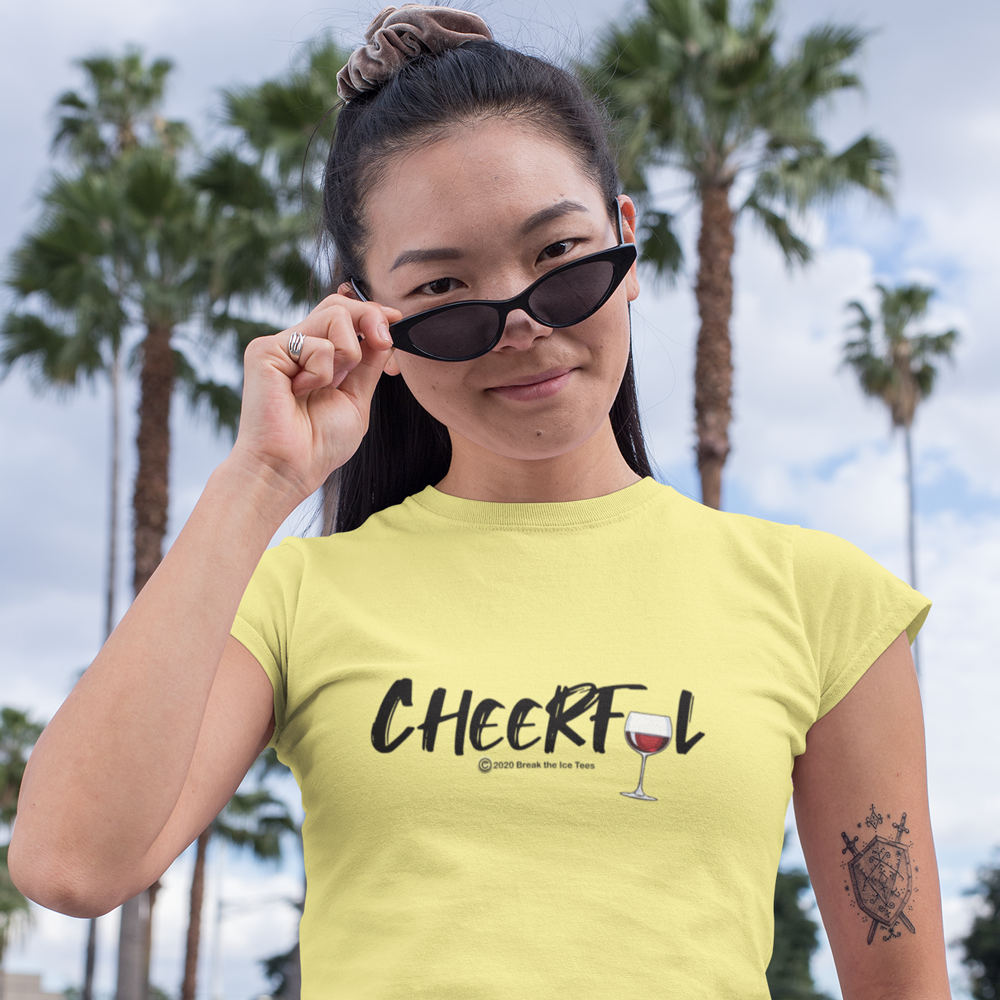 "Cheerful" women's Wineteesers t-shirt