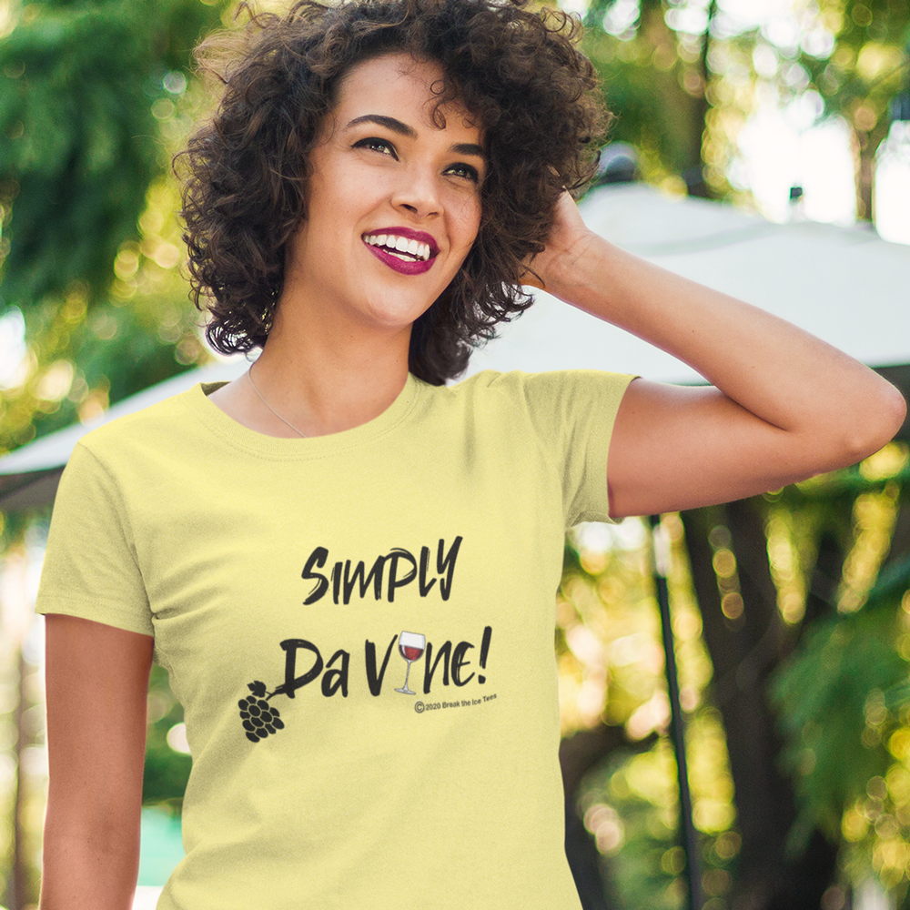 simply divine womens tee wineteesers