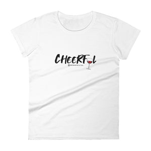 cheerful ladies wineteesers t-shirt