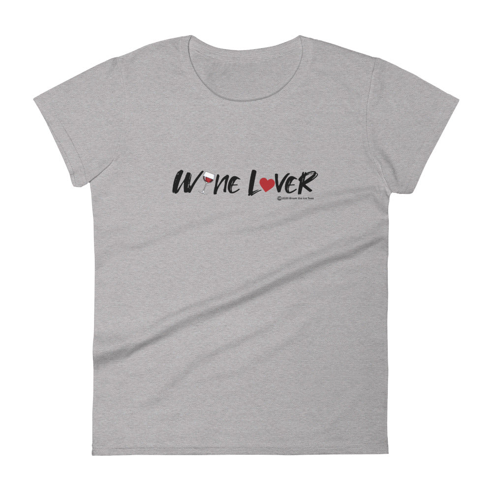 Wine lover wineteesers ladies tee shirt