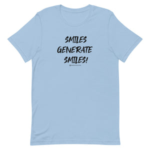 smiles generate smiles mens tee