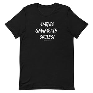 smiles generate smiles mens tee