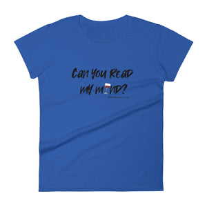 can you read my mind Wineteesers funny wine tee shirt