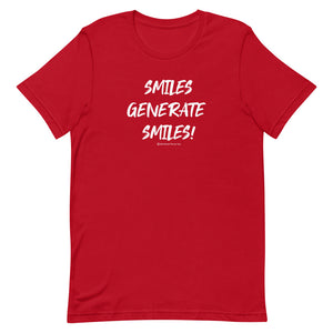 smiles generate smiles mens ice breaker tee