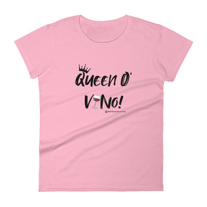 "Queen O' Vino!" women's Wineteeser Brand t-shirt