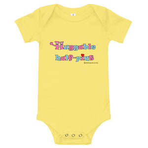 huggable half-pint baby onesie