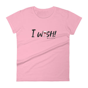 I wish womens wineteesers wine  tee shirt