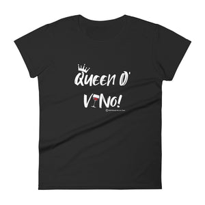 "Queen O' Vino!" women's Wineteeser Brand t-shirt