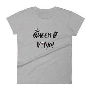 "Queen O' Vino!" women's Wineteeser Brand t-shirt