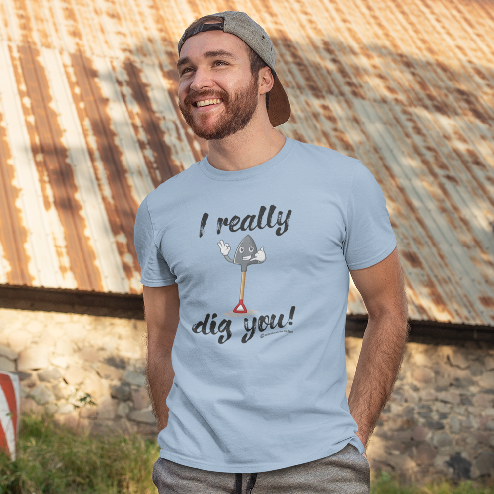 i dig you mens ice breaker shirt